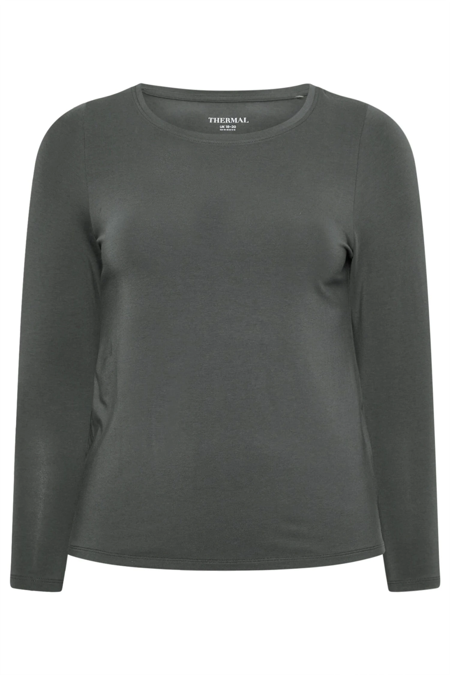 YOURS - Top Gris Thermique En Jersey Manches Longues 7 YOURS - Top Gris Thermique En Jersey Manches Longues – Image 5