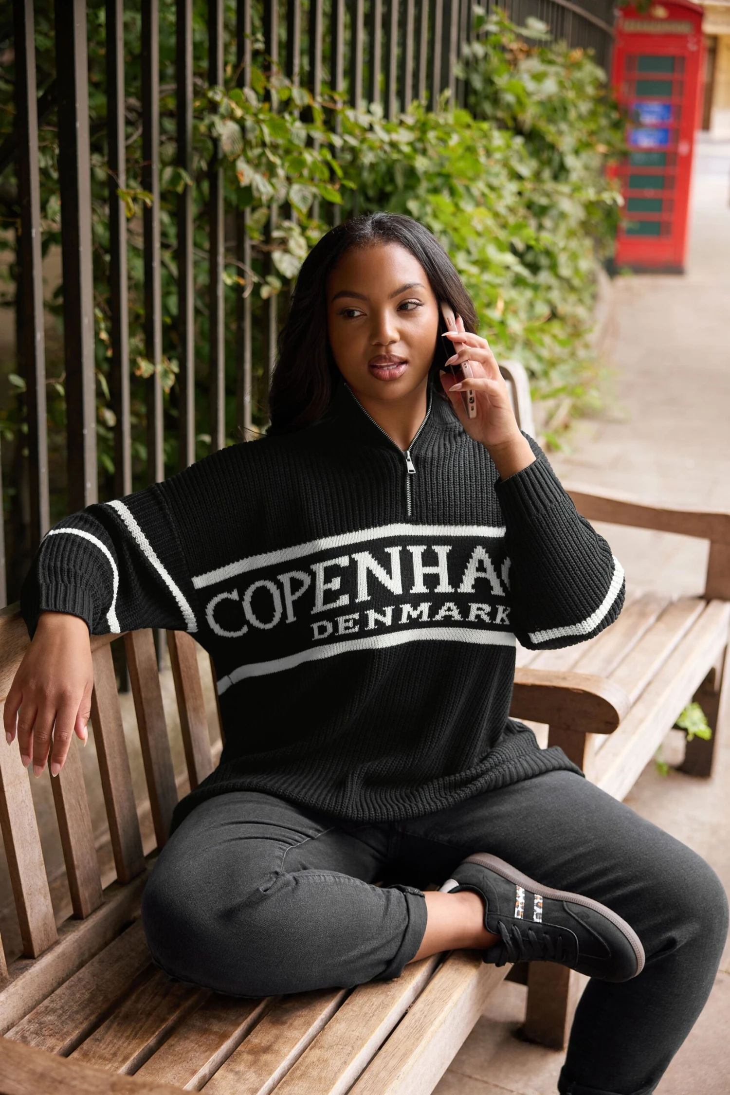 YOURS Curve Pull Noir à Fermeture éclair Quart De Tour « Copenhagen » 7 YOURS Curve Pull Noir à Fermeture éclair Quart De Tour « Copenhagen » – Image 5