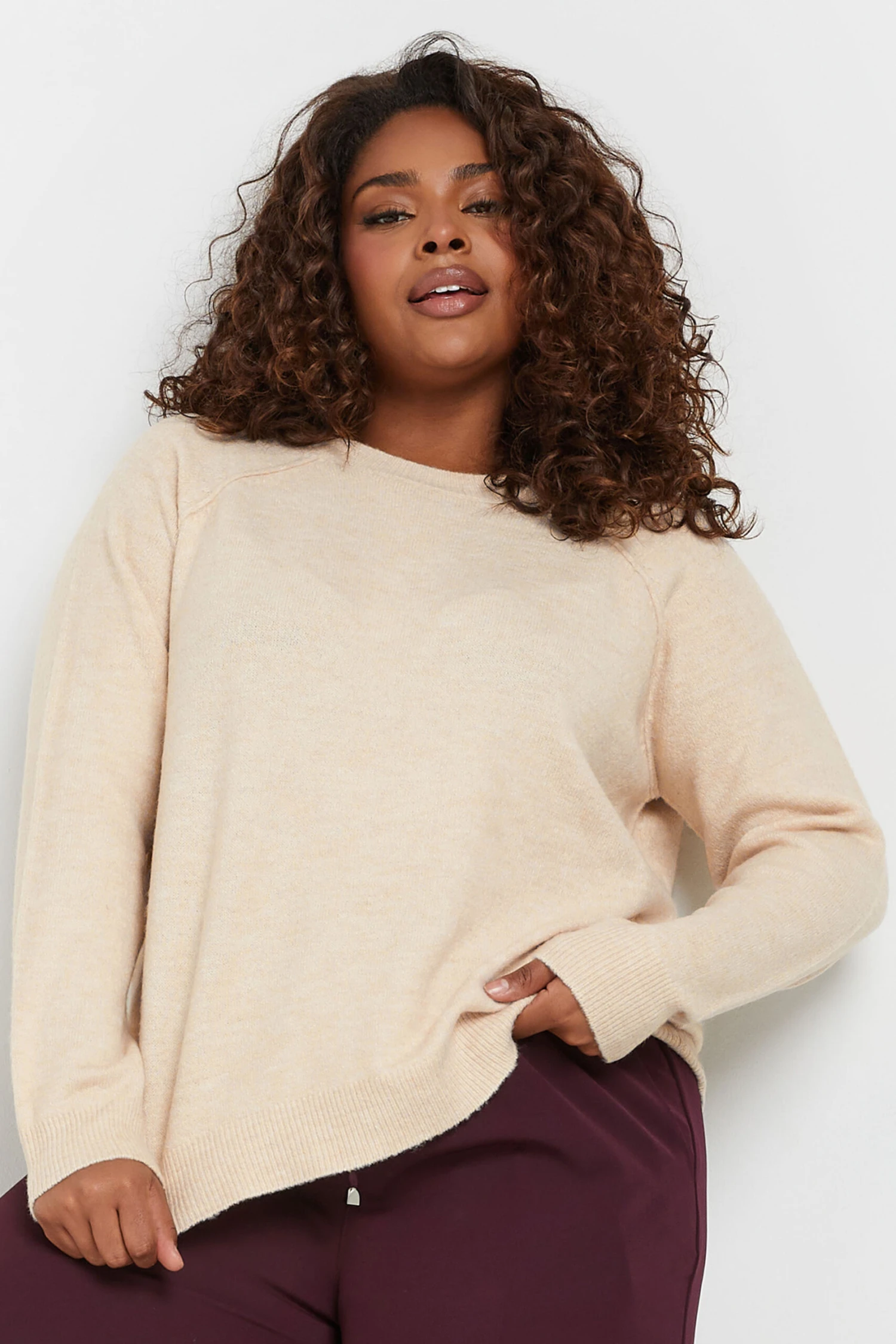 YOURS - Pull Crème Toucher Doux En Maille 3 YOURS - Pull Crème Toucher Doux En Maille