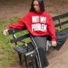 YOURS Curve Sweat-shirt Rouge à Slogan « Not My Problem » 1 YOURS Curve Sweat-shirt Rouge à Slogan « Not My Problem » -Evans Boutique 8be3bcdd 99a0 4e 126812 L4