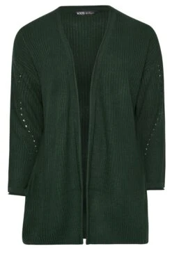 YOURS - Cardigan En Tricot Vert Forêt 13 YOURS - Cardigan En Tricot Vert Forêt -Evans Boutique 8d316ea0 5501 4d 280693 X