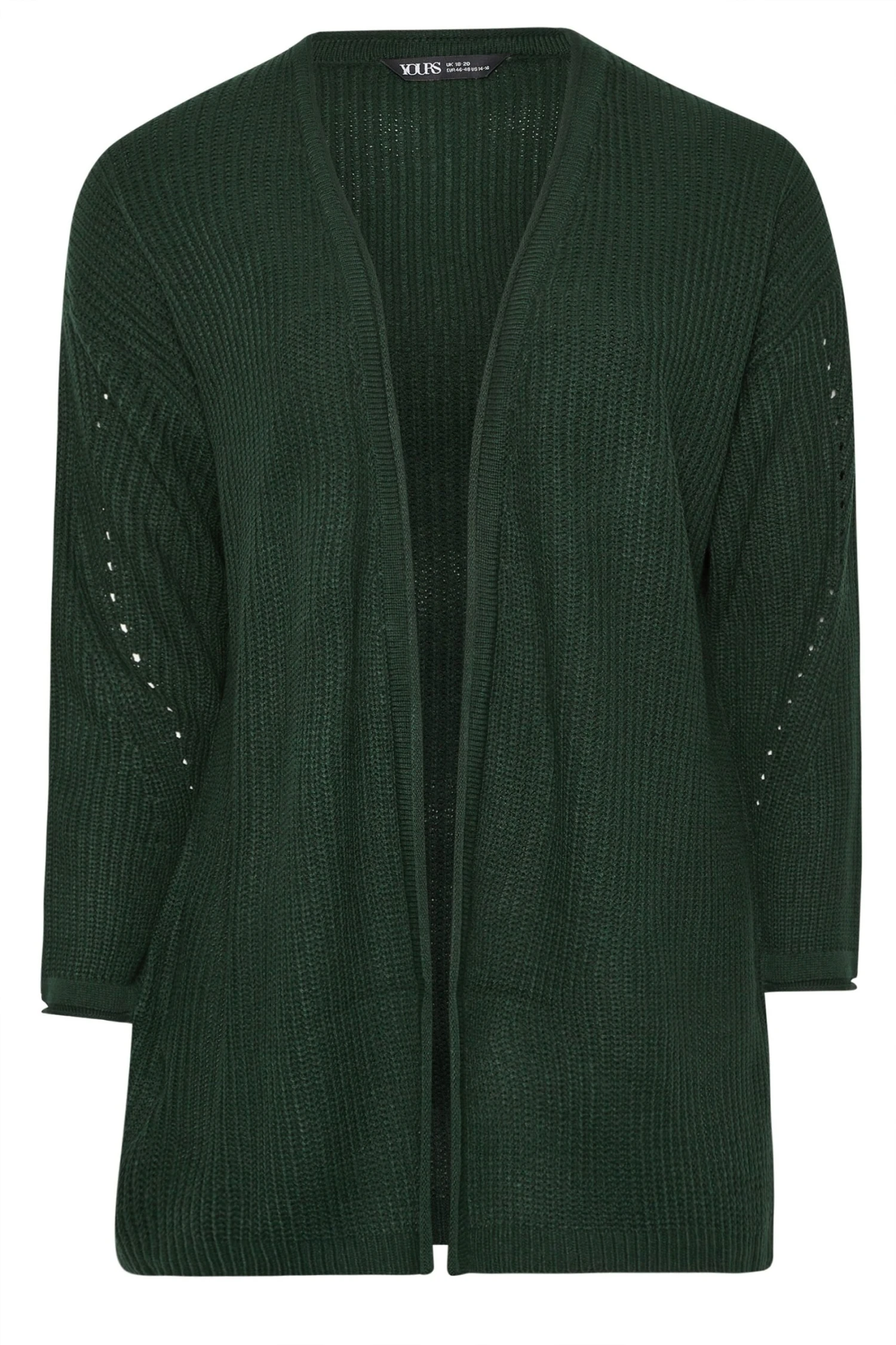 YOURS - Cardigan En Tricot Vert Forêt 8 YOURS - Cardigan En Tricot Vert Forêt – Image 6