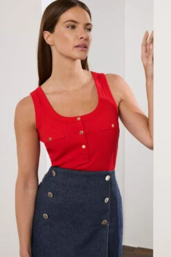 STAR Blue Denim Wrap Mini Skirt 10 STAR Blue Denim Wrap Mini Skirt -Evans Boutique 8ff3efb3 8157 4e 110783 C