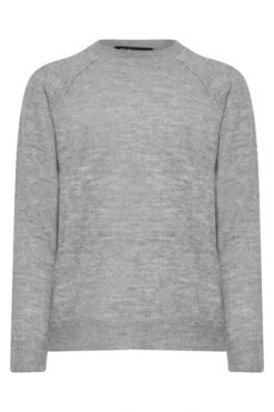YOURS - Pull Gris Toucher Doux En Maille 13 YOURS - Pull Gris Toucher Doux En Maille -Evans Boutique 919c4c2d 3828 4f 280459 X