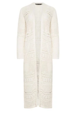 M&Co Cream Longline Crochet Cardigan 13 M&Co Cream Longline Crochet Cardigan -Evans Boutique 922be900 335e 4d 502234 X