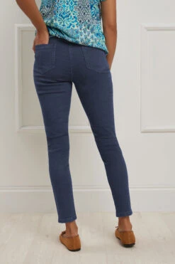 M&Co Indigo Blue Skinny Jeans -Evans Boutique 93f107a9 4885 4c 500618 C
