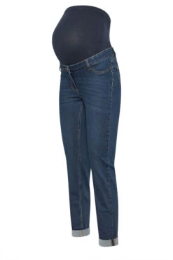 LTS Tall Maternity Dark Blue Turn Up Straight Leg Jeans 13 LTS Tall Maternity Dark Blue Turn Up Straight Leg Jeans -Evans Boutique 962bb075 3a03 49 198132 Z