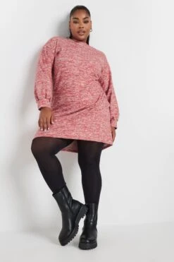 YOURS - Robe-Pull Rouge Toucher Doux -Evans Boutique 9721f74e bf3b 4b 303235 A