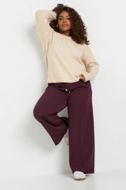 YOURS - Pull Crème Toucher Doux En Maille 10 YOURS - Pull Crème Toucher Doux En Maille -Evans Boutique 97874aa9 112f 4c 280458 B