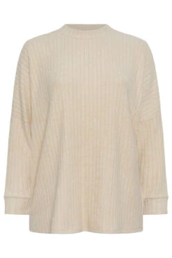 YOURS - Robe-Pull Beige Toucher Doux Nervuré 11 YOURS - Robe-Pull Beige Toucher Doux Nervuré -Evans Boutique 9831c3cd 5bf2 48 303334 X