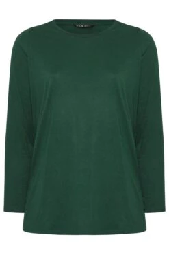 YOURS - Top Vert Forêt Manches Longues En Jersey 11 YOURS - Top Vert Forêt Manches Longues En Jersey -Evans Boutique 985b8493 319c 42 322216 X