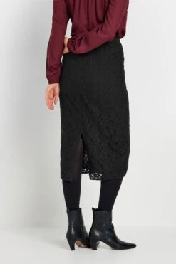 LTS Tall Black Lace Pencil Midi Skirt 11 LTS Tall Black Lace Pencil Midi Skirt -Evans Boutique 98ea6349 c967 4f 354824 C