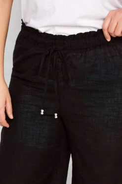 LTS - Pantalon De Plage Noir En Coton Wide Leg Tall 10 LTS - Pantalon De Plage Noir En Coton Wide Leg Tall -Evans Boutique 9944c3ba 84e1 41 350516PS C