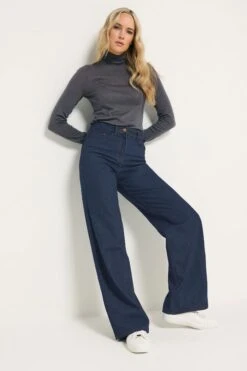LTS Tall Indigo Blue Wide Leg Jeans