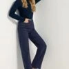 LTS Tall Dark Indigo Blue Wide Leg Jeans 2 LTS Tall Dark Indigo Blue Wide Leg Jeans -Evans Boutique 9c527ed6 2875 45 354066 A