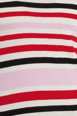 M&Co Pink Stripe Crew Neck Jumper 12 M&Co Pink Stripe Crew Neck Jumper -Evans Boutique 9cef52cc 5199 4e 502476 D