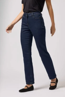 M&Co Indigo Blue Straight Leg Jeans 10 M&Co Indigo Blue Straight Leg Jeans -Evans Boutique 9d76eac5 4b21 4e 500246 A