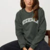 LTS Tall Charcoal Grey 'Michigan' Slogan Sweatshirt -Evans Boutique 9e6b566d 3c20 4a 355277 A