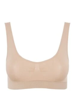Brassière Couleur Chair Sans Armatures Non Rembourrée -Evans Boutique Nude Seamless Non Padded Bra 146329 f97f