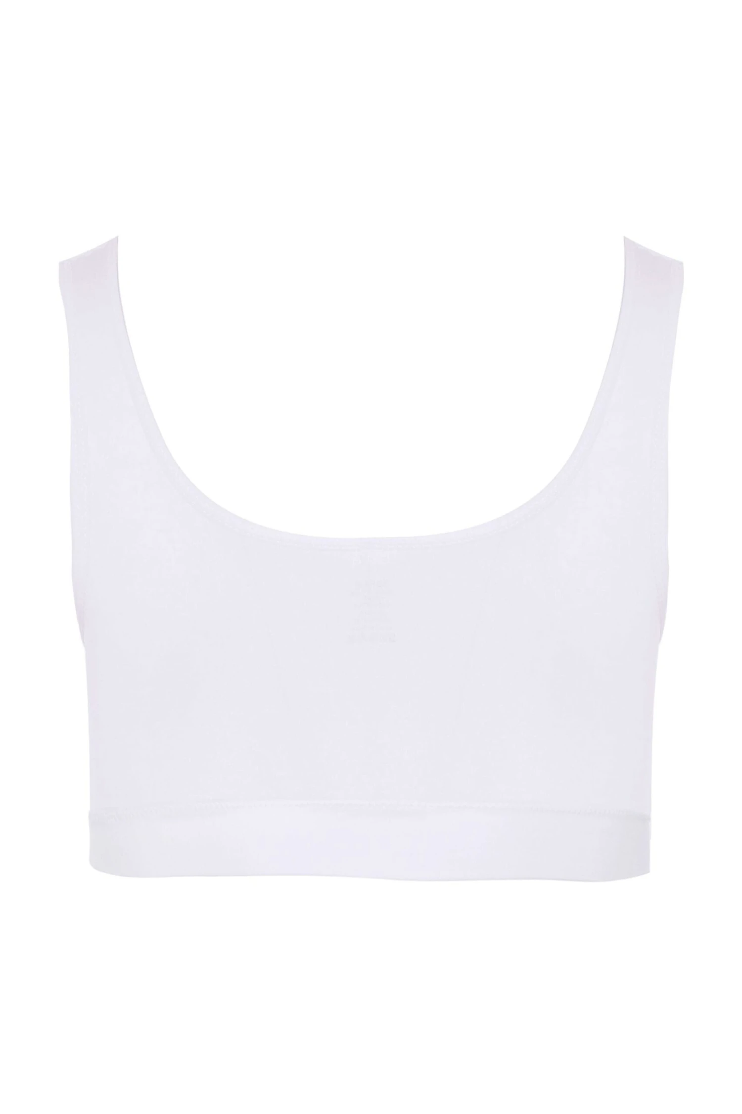 Brassière Blanche Sans Armatures Non Rembourrée 7 Brassière Blanche Sans Armatures Non Rembourrée – Image 5