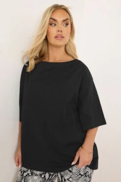 YOURS - Top Oversize Noir 16 YOURS - Top Oversize Noir -Evans Boutique a12108d3 52f3 4a 322531 C