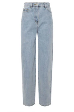 LTS Tall Light Blue Wash Barrel Leg Jeans 13 LTS Tall Light Blue Wash Barrel Leg Jeans -Evans Boutique a14df449 81db 44 355278 X