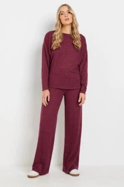 LTS Tall Burgundy Red Batwing Jumper 8 LTS Tall Burgundy Red Batwing Jumper -Evans Boutique a393401f 4dc2 42 355534 B