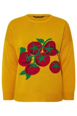 Limited Collection Pull En Maille Curve Jaune Tomate 11 Limited Collection Pull En Maille Curve Jaune Tomate -Evans Boutique a3a406fd 0397 4f 216877 X