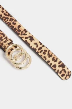 Ceinture Beige Et Noire Animal Triple Boucles -Evans Boutique a45584da 3c0e 46 245503 P2