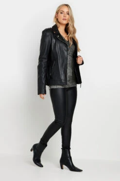 LTS Tall Black Foil Jumper -Evans Boutique a4774241 f88e 4d 354993 B