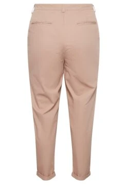 YOURS - Pantalon Chino Rose Poudré Coupe Droite 15 YOURS - Pantalon Chino Rose Poudré Coupe Droite -Evans Boutique a5612f07 de00 4b 143488 Y