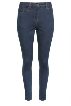 M&Co Indigo Blue Skinny Jeans -Evans Boutique a628400b d6eb 47 500628 X