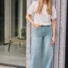 LTS Tall Blue Light Wash Wide Leg Palazzo Jeans 2 LTS Tall Blue Light Wash Wide Leg Palazzo Jeans -Evans Boutique a6832228 07fb 43 355631 L1