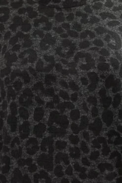 YOURS Curve Robe Pull Douce Au Toucher à Motif Léopard Gris -Evans Boutique a7a5424f 7134 4a 285058 D