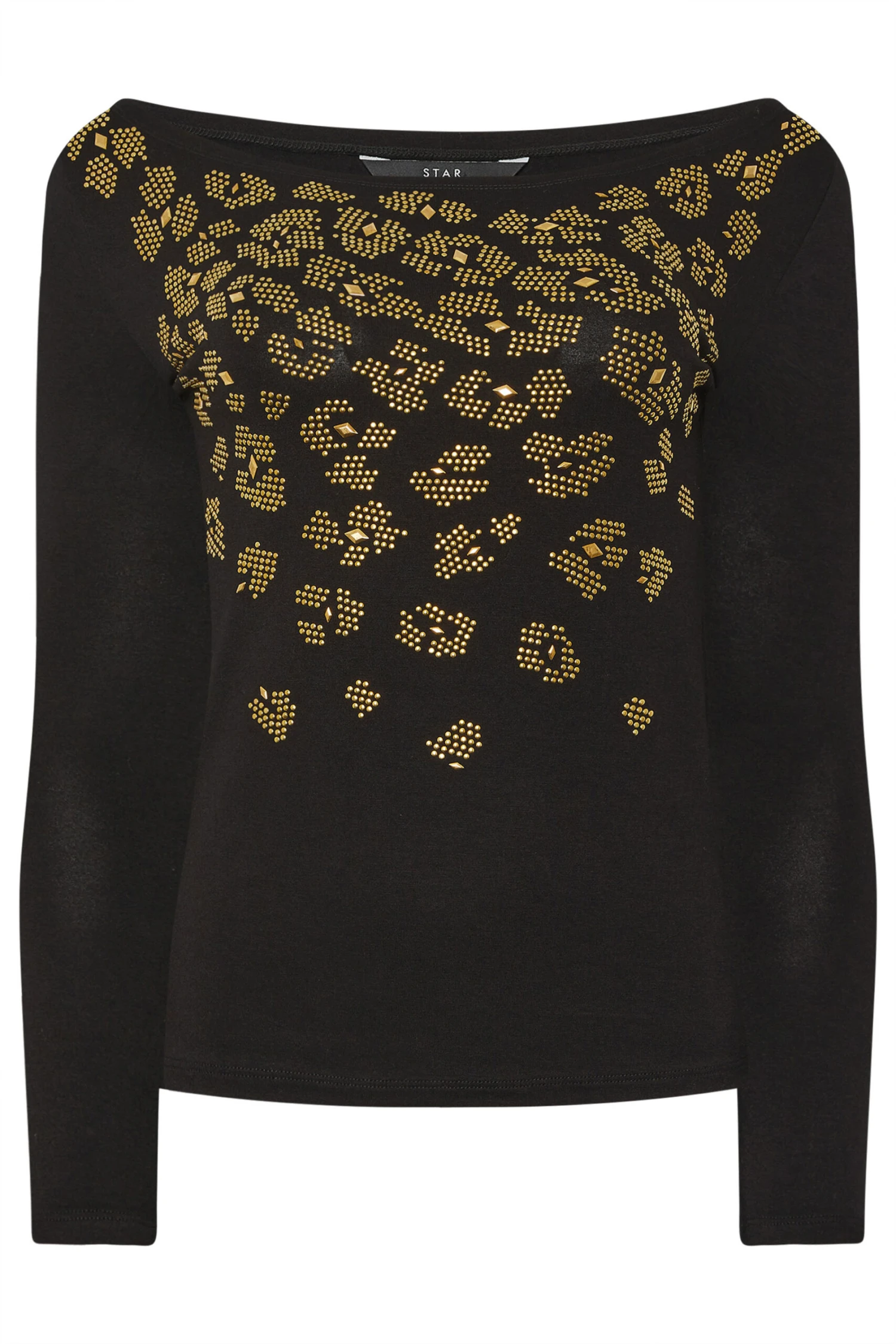 STAR Black Animal Embellished Top 9 STAR Black Animal Embellished Top – Image 7