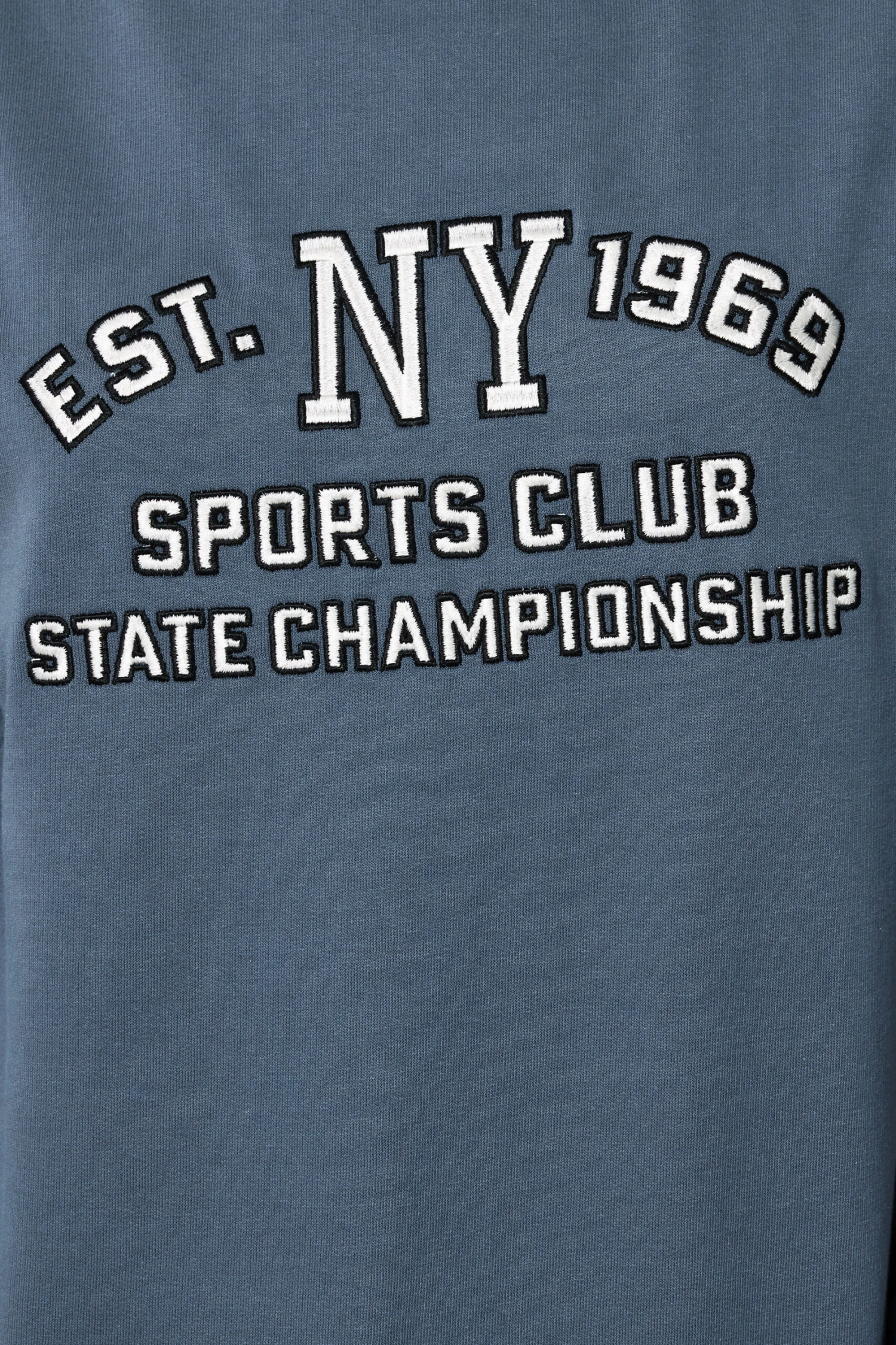 LTS Tall Blue 'NY 1969' Slogan Sweatshirt 7 LTS Tall Blue 'NY 1969' Slogan Sweatshirt – Image 5