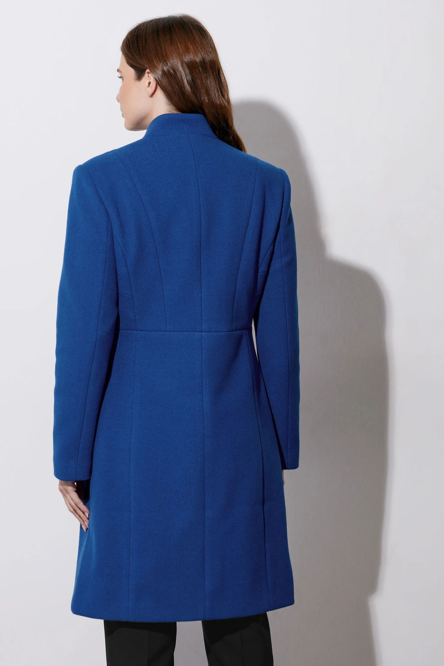 STAR Cobalt Blue Zip Detail Tailored Coat 6 STAR Cobalt Blue Zip Detail Tailored Coat – Image 4