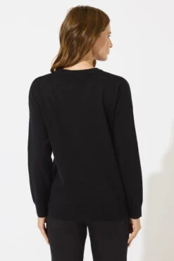 M&Co Black Sequin Embellished Baubles Christmas Jumper 11 M&Co Black Sequin Embellished Baubles Christmas Jumper -Evans Boutique abdd45c6 08d7 42 502482 C