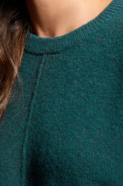 LTS Tall Dark Green Seam Front Jumper -Evans Boutique ac941a23 f10f 4b 356071 D