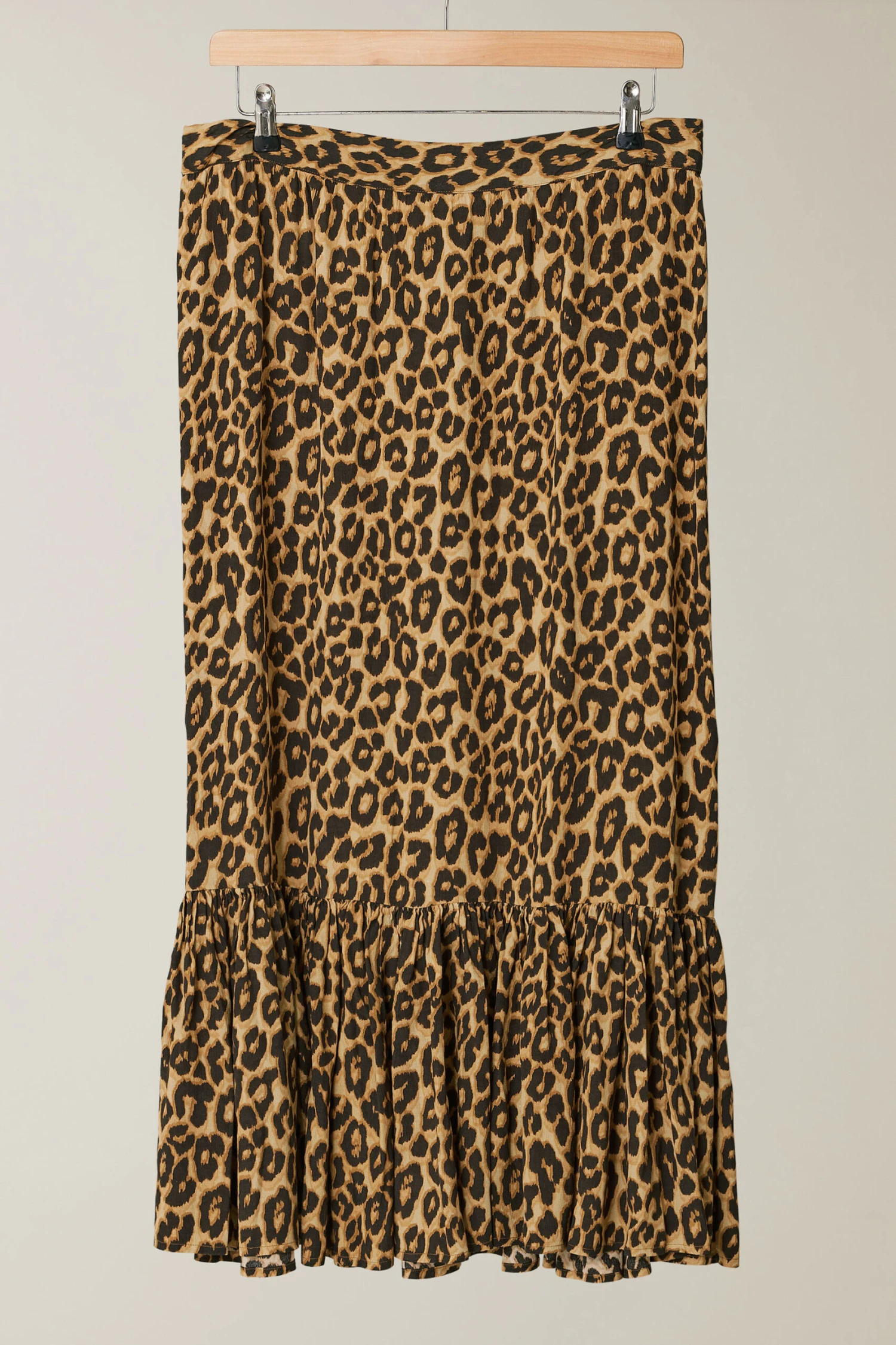 EVANS Curve Brown Leopard Print Maxi Skirt 7 EVANS Curve Brown Leopard Print Maxi Skirt – Image 5