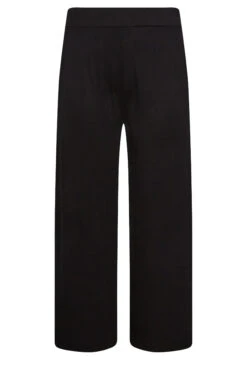 YOURS - Pantalon Noir Stretch Wide Leg 14 YOURS - Pantalon Noir Stretch Wide Leg -Evans Boutique af60df5c 2608 43 143418 X