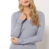 LTS Tall Light Blue Knit V-Neck Jumper -Evans Boutique b051f4ec 6896 48 356057 A
