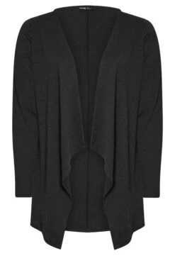 YOURS - Cardigan Noir Texturé Manches Longues 8 YOURS - Cardigan Noir Texturé Manches Longues -Evans Boutique b3a92ea5 04b7 46 322617 X