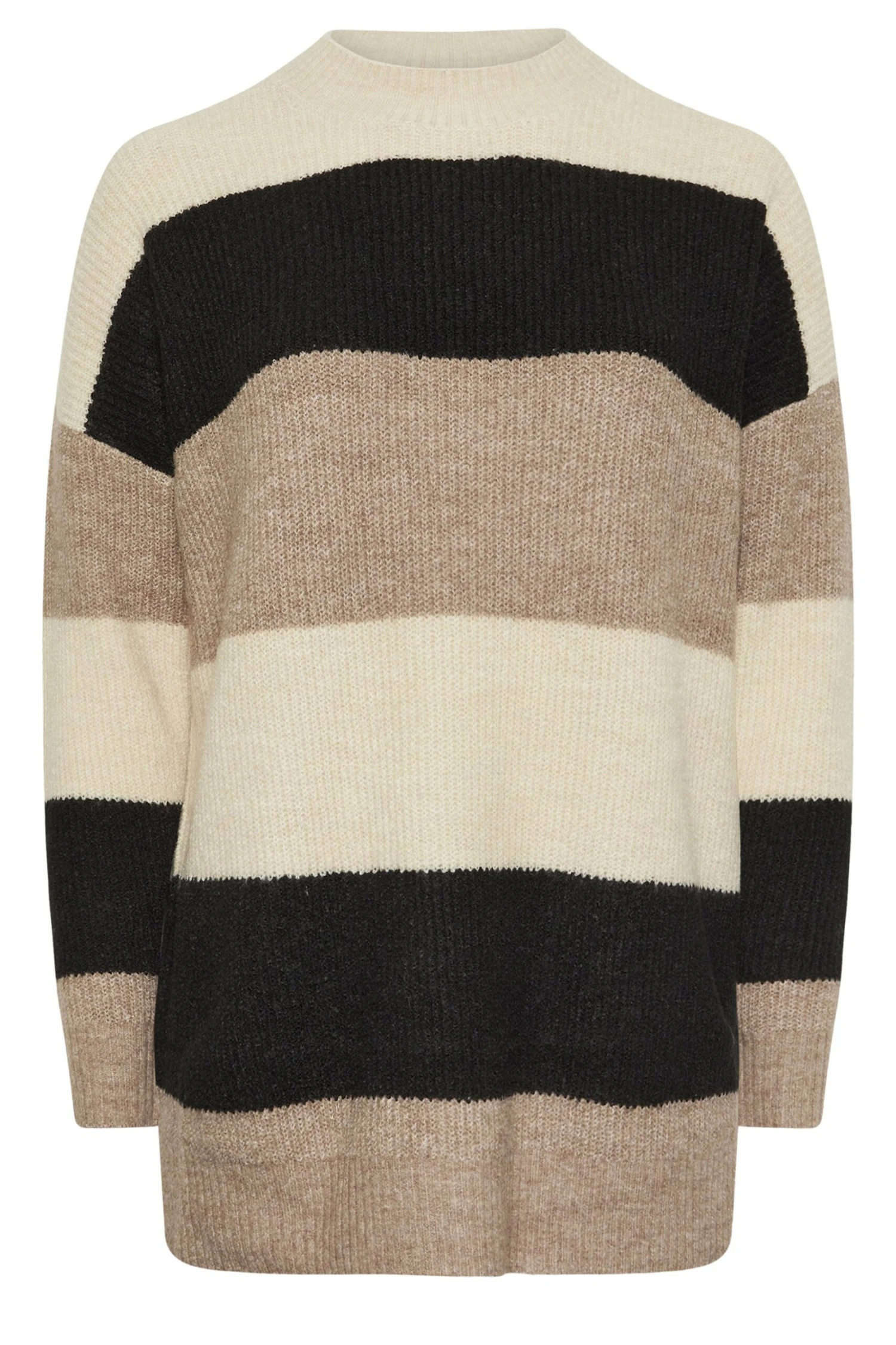 YOURS - Pull Crème & Noir à Rayures Manches Longues 8 YOURS - Pull Crème & Noir à Rayures Manches Longues – Image 6