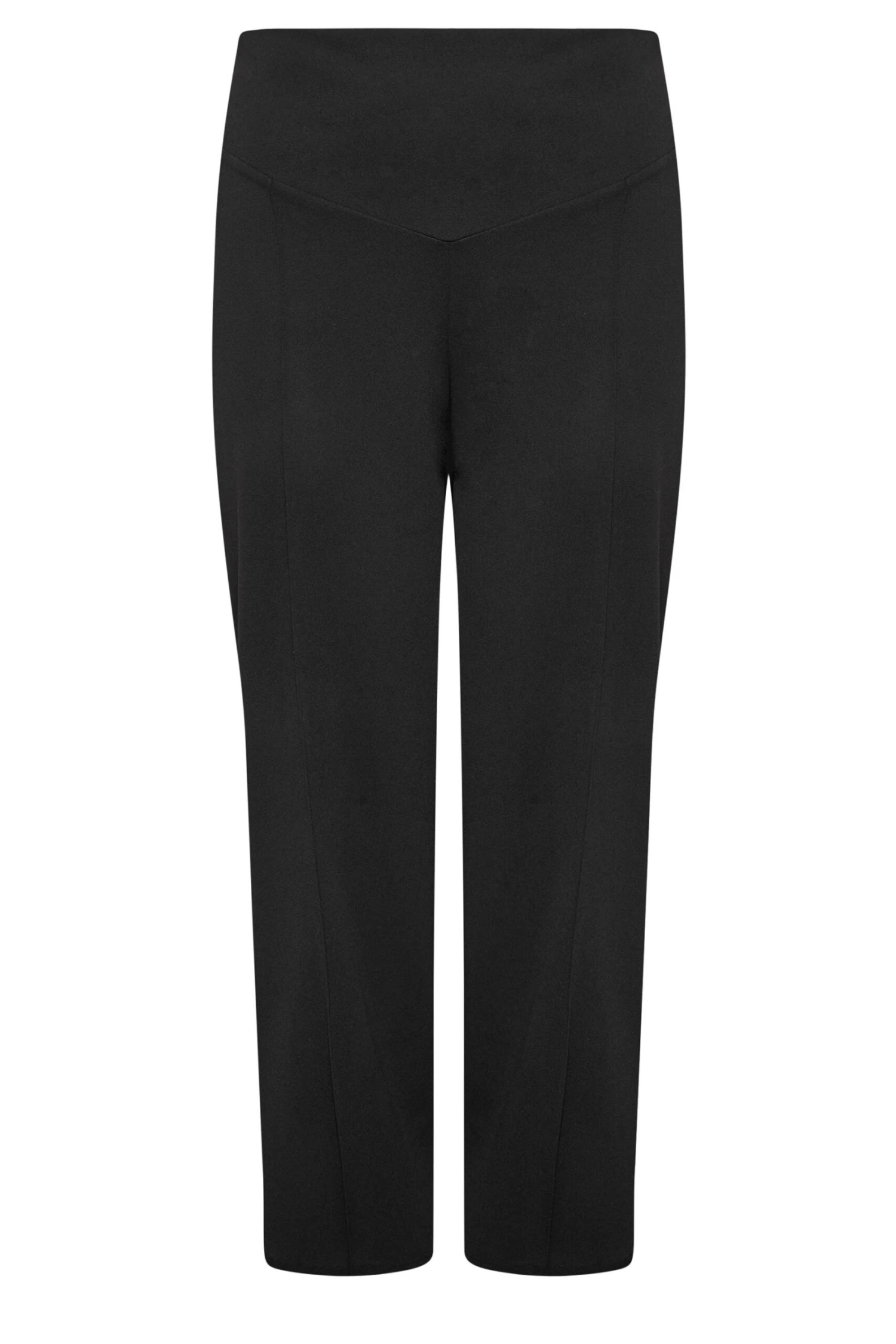 YOURS LONDON - Pantalon Noir Design En V 7 YOURS LONDON - Pantalon Noir Design En V – Image 5