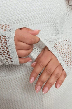 YOURS - Pull Gris Métallique En Crochet -Evans Boutique b5efa693 591e 4c 280171 E