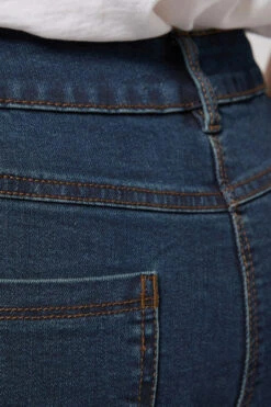 M&Co Indigo Blue Bootcut Jeans 17 M&Co Indigo Blue Bootcut Jeans -Evans Boutique b6098abf 1131 45 500252 F