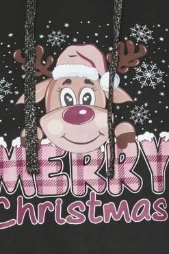 YOURS - Pull Renne De Noël à Capuche 'Merry Christmas' 13 YOURS - Pull Renne De Noël à Capuche 'Merry Christmas' -Evans Boutique b66582ce d1b1 48 303825 Z