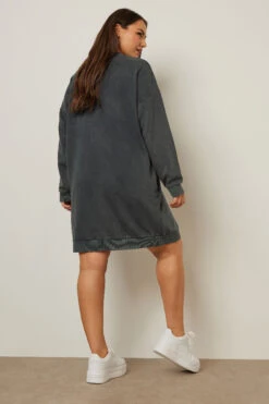 YOURS - Robe Sweatshirt En Jersey Gris Charbonneux 10 YOURS - Robe Sweatshirt En Jersey Gris Charbonneux -Evans Boutique b7ee4e5b 6a8f 47 304036 D