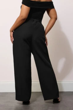 YOURS LONDON - Pantalon Noir Wide Leg à Ceinture 11 YOURS LONDON - Pantalon Noir Wide Leg à Ceinture -Evans Boutique b97cd070 2cc9 41 162455 C